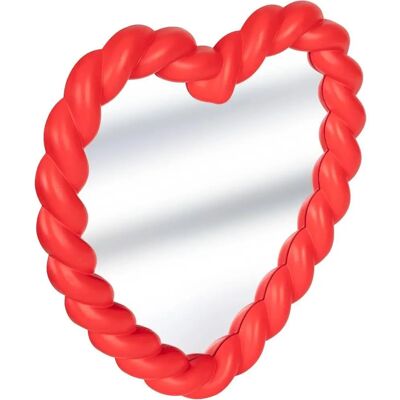 Miroir Murale Cœur Rouge Twist - Décoration Enfant - Publicité Miroir Murale Cœur Rouge Twist - Décoration Enfant - Publicité