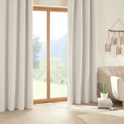 Rideau isolant Ivory Soana - 140x260 cm Atmosphera - Publicité Rideau isolant Ivory Soana - 140x260 cm Atmosphera - Publicité