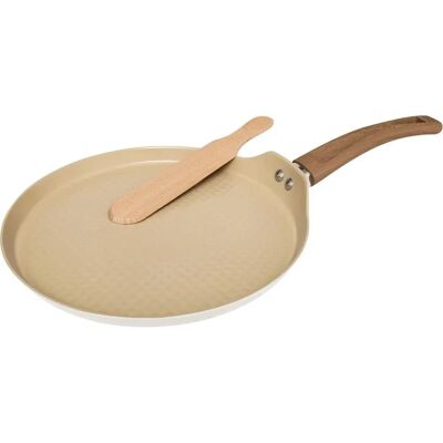 FIVE SIMPLY SMART Odlewany aluminiowy naleśnik - 26cm Beżowy FIVE SIMPLY SMART Odlewany aluminiowy naleśnik - 26cm Beżowy