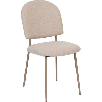 Silla Beige Kamili de Atmosphera - Silla de Comedor Moderna Silla Beige Kamili de Atmosphera - Silla de Comedor Moderna