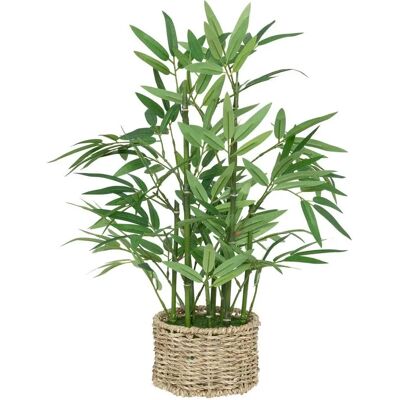 Plante Bambou Artificielle Atmosphera - 32x32x46 cm Décoration Intérieure - Publicité Plante Bambou Artificielle Atmosphera - 32x32x46 cm Décoration Intérieure - Publicité