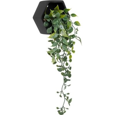 Atmosphera Schwarze Hängende Pflanze - Künstlich 14cm Atmosphera Schwarze Hängende Pflanze - Künstlich 14cm