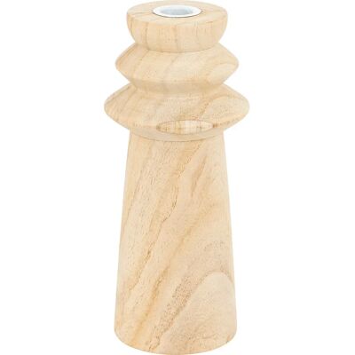 Atmosphera Holz-Kerzenhalter-Set - Natürlicher Stil Atmosphera Holz-Kerzenhalter-Set - Natürlicher Stil