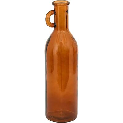 Vase en Verre Ambre Yana Atmosphera - Type de Produit - Publicité Vase en Verre Ambre Yana Atmosphera - Type de Produit - Publicité