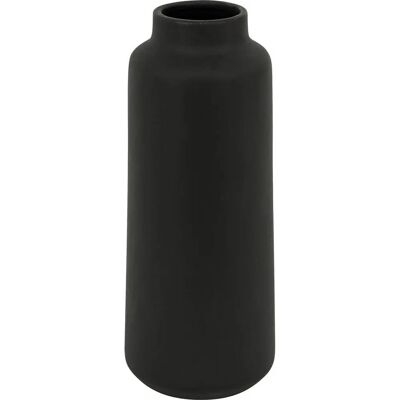 Vase en céramique noir Atmosphera - 30cm - Publicité Vase en céramique noir Atmosphera - 30cm - Publicité