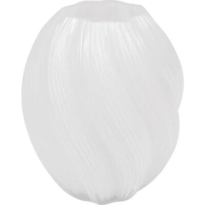 Vase Blanche Valma Atmosphera - 21cm Hauteur - Style Bohème - Publicité Vase Blanche Valma Atmosphera - 21cm Hauteur - Style Bohème - Publicité