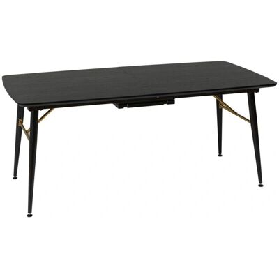 Mesa Extensible Negra Aubrey Atmosphera - Rectángulo 180x220cm Mesa Extensible Negra Aubrey Atmosphera - Rectángulo 180x220cm