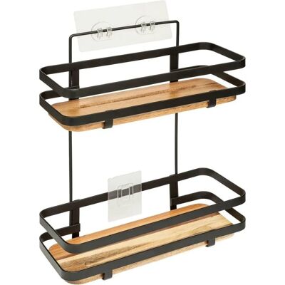5FIVE Blackacia 2-patrový sprchový organizér - Shower Caddy 5FIVE Blackacia 2-patrový sprchový organizér - Shower Caddy