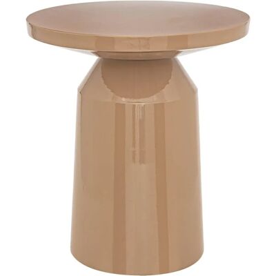 Mesa auxiliar de metal beige Sita Atmosphera - Diseño moderno compacto Mesa auxiliar de metal beige Sita Atmosphera - Diseño moderno compacto