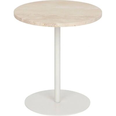 Atmosphera Beistelltisch aus travertin - 40x45cm - Modernes Interieur Atmosphera Beistelltisch aus travertin - 40x45cm - Modernes Interieur