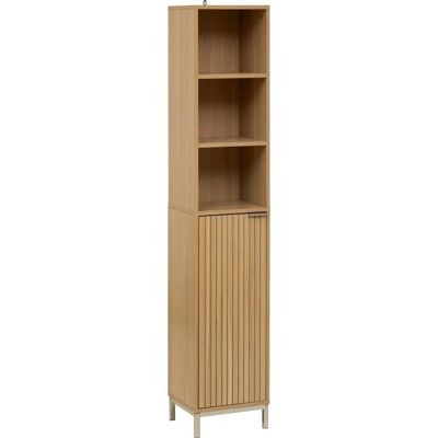 Armoire de salle de bain 5five Tasso - Effet bois naturel - 1 porte Armoire de salle de bain 5five Tasso - Effet bois naturel - 1 porte