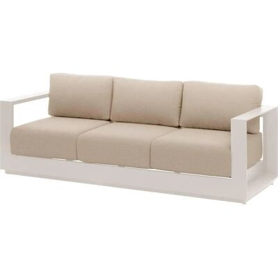 Canapé de jardin ALLURE Beige - Modèle 3 places - Publicité Canapé de jardin ALLURE Beige - Modèle 3 places - Publicité