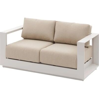 Hespéride Allure Beige zebrano Canapé de Jardin - Résistant aux Intempéries, Design Moderne - Publicité Hespéride Allure Beige zebrano Canapé de Jardin - Résistant aux Intempéries, Design Moderne - Publicité