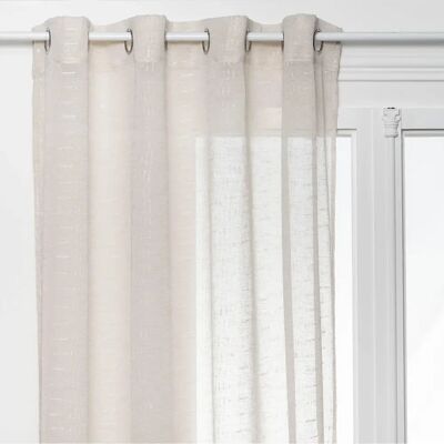 Rideau Beige Fred Atmosphera - 140x240 cm - Publicité Rideau Beige Fred Atmosphera - 140x240 cm - Publicité