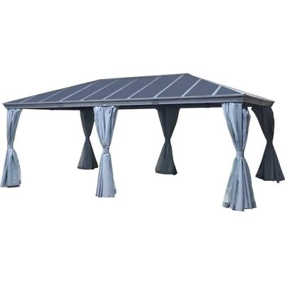 Pergola Belize Hespéride - Aluminium, Polycarbonate Résistant, Design Moderne - Publicité Pergola Belize Hespéride - Aluminium, Polycarbonate Résistant, Design Moderne - Publicité