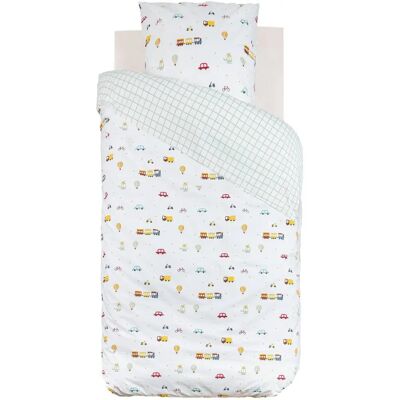 Conjunto de ropa de cama infantil Atmosphera - Motivo coche 140x200 cm Conjunto de ropa de cama infantil Atmosphera - Motivo coche 140x200 cm