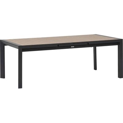 Table de jardin extensible ÉVASION - Bois, Graphite, 10 places - Publicité Table de jardin extensible ÉVASION - Bois, Graphite, 10 places - Publicité