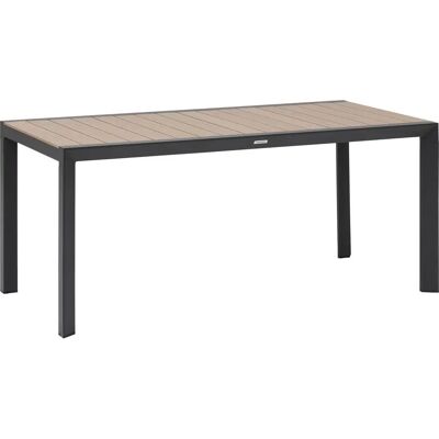 Table de jardin ÉVASION Effet bois - 6 places - Publicité Table de jardin ÉVASION Effet bois - 6 places - Publicité