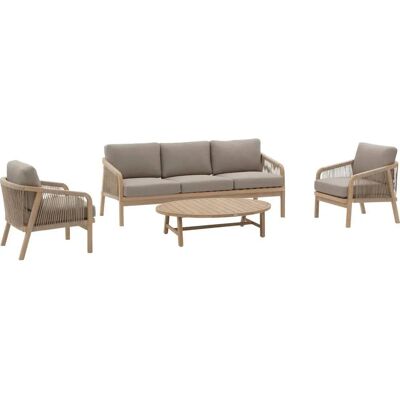 Ensemble de Mobilier de Jardin Hespéride - 5 Places, Acacia FSC - Publicité Ensemble de Mobilier de Jardin Hespéride - 5 Places, Acacia FSC - Publicité
