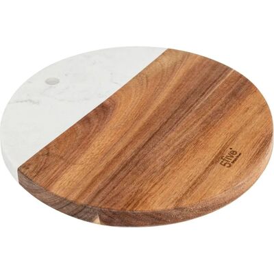 FIVE Okrągła podkładka z akacji 20cm - Podkładka FIVE Okrągła podkładka z akacji 20cm - Podkładka