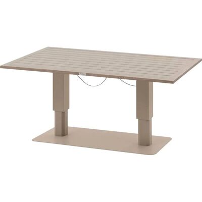 Hespéride - Table de jardin rectangulaire réglable - Argilla Linen - Publicité Hespéride - Table de jardin rectangulaire réglable - Argilla Linen - Publicité