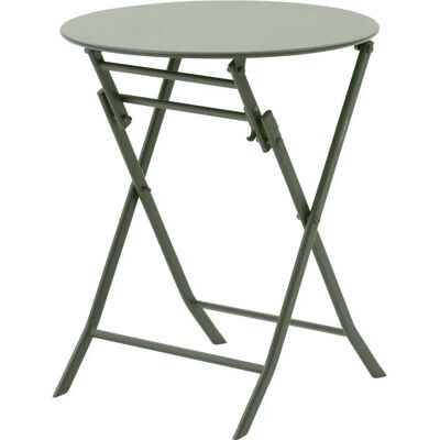 Hespéride - Tavolo da Giardino Pieghevole Greensboro - Risparmio di Spazio, 2 Persone, Verde alloro Hespéride - Tavolo da Giardino Pieghevole Greensboro - Risparmio di Spazio, 2 Persone, Verde alloro