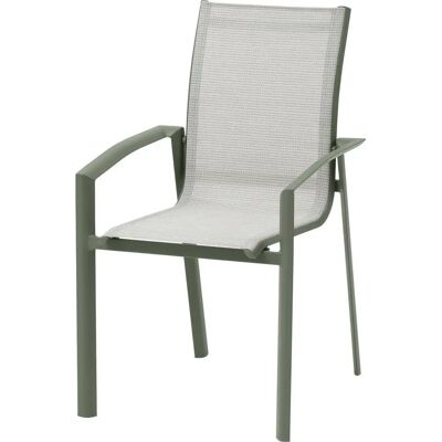 Fauteuil de jardin empilable AXANT vert olive - Mobilier d'extérieur - Publicité Fauteuil de jardin empilable AXANT vert olive - Mobilier d'extérieur - Publicité