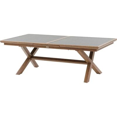 Table de jardin extensible AXIOME Graphite Honey - Table de jardin - Publicité Table de jardin extensible AXIOME Graphite Honey - Table de jardin - Publicité