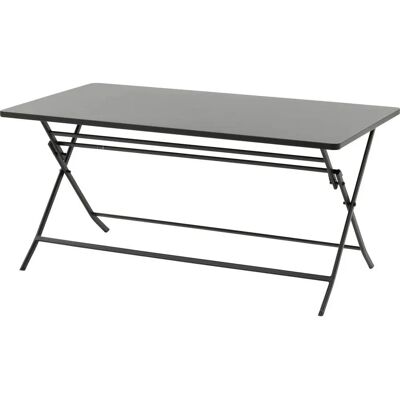 Table de jardin pliante GREENSBORO - Acier, 6 places - Publicité Table de jardin pliante GREENSBORO - Acier, 6 places - Publicité