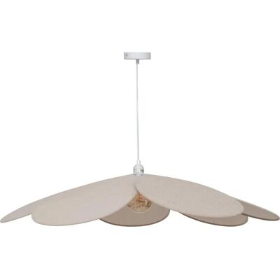 Atmosphera Créateur D'intérieur - Beigefarbene Blüten-Pendelleuchte - 100cm Atmosphera Créateur D'intérieur - Beigefarbene Blüten-Pendelleuchte - 100cm