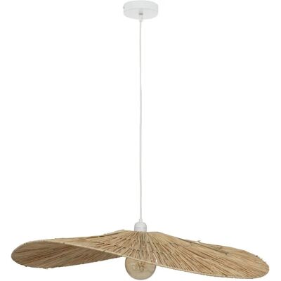 Lámpara Colgante Natural Atmosphera - Rafia Beige D78cm Lámpara Colgante Natural Atmosphera - Rafia Beige D78cm