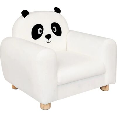 Fauteuil Enfant Panda Atmosphera - Noir et Blanc Fauteuil Enfant Panda Atmosphera - Noir et Blanc