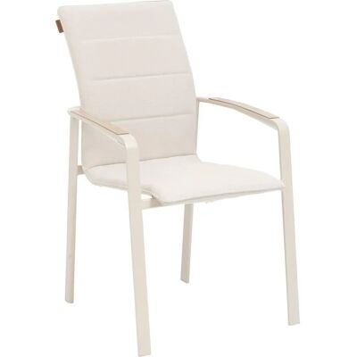 Hespéride Fauteuil de jardin empilable Ivoire - Mobilier de jardin - Publicité Hespéride Fauteuil de jardin empilable Ivoire - Mobilier de jardin - Publicité