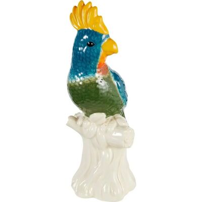 Figurine d'oiseau multicolore Atmosphera Yuca - Figurine - Publicité Figurine d'oiseau multicolore Atmosphera Yuca - Figurine - Publicité