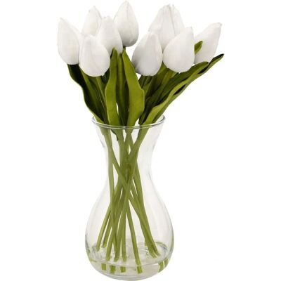 Arrangement de Tulipes Blanches Hector d'Atmosphera - Composition Florale - Publicité Arrangement de Tulipes Blanches Hector d'Atmosphera - Composition Florale - Publicité