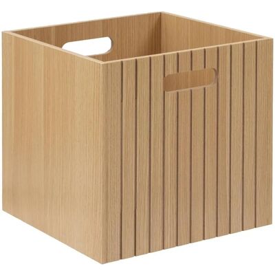 Panier en Bois FIVE - 31x31cm Rangement - Publicité Panier en Bois FIVE - 31x31cm Rangement - Publicité