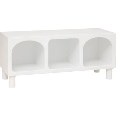 Étagère Blanche 3 Compartiments Atmosphera pour enfants - 90x40x32cm - Publicité Étagère Blanche 3 Compartiments Atmosphera pour enfants - 90x40x32cm - Publicité