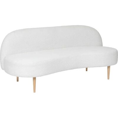 Banquette Insi Blanche Atmosphera - 2 Places - Publicité Banquette Insi Blanche Atmosphera - 2 Places - Publicité