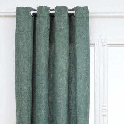 Rideau Atmosphera - Clem vert lime - Tissage texturé - 140x260cm - Intimité & Confort - Publicité Rideau Atmosphera - Clem vert lime - Tissage texturé - 140x260cm - Intimité & Confort - Publicité