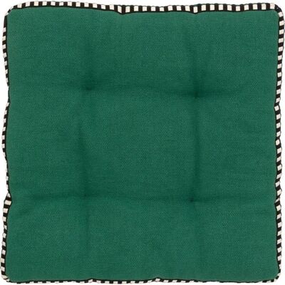 Coussin de chaise Atmosphera Malakite - Vert cèdre - 38x38 cm - Publicité Coussin de chaise Atmosphera Malakite - Vert cèdre - 38x38 cm - Publicité