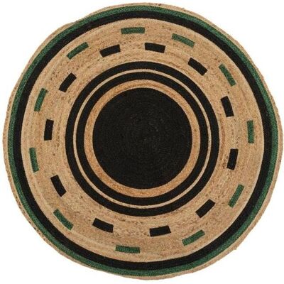 Tapis Malakite en jute Atmosphera - 120cm - Publicité Tapis Malakite en jute Atmosphera - 120cm - Publicité