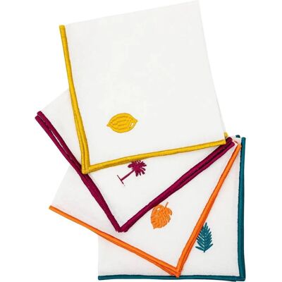 Serviette de table en coton Yucatan Atmosphera - 40x40cm - Publicité Serviette de table en coton Yucatan Atmosphera - 40x40cm - Publicité