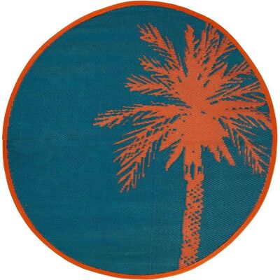 Tapis d'extérieur Atmosphera Yucatan - Rond 120cm, Réversible, Polypropylène - Publicité Tapis d'extérieur Atmosphera Yucatan - Rond 120cm, Réversible, Polypropylène - Publicité