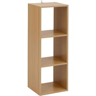 Five Simply Smart Tasso Shelf - Natural Wood Effect - 3 Compartments Five Simply Smart Tasso Shelf - Natural Wood Effect - 3 Compartments