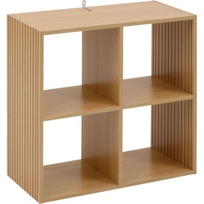 5five Tasso 4 Fächer Naturholz-Regal - Regal 5five Tasso 4 Fächer Naturholz-Regal - Regal