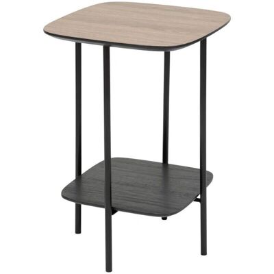 Mesita Hodia Negra Atmosphera con 1 Repisa - Mueble Mesita Hodia Negra Atmosphera con 1 Repisa - Mueble