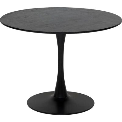 Mesa de comedor redonda negra Atmosphera - D102x76cm Mesa de comedor redonda negra Atmosphera - D102x76cm