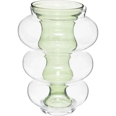 Atmosphera H36cm Vase Double Vert - Vase - Publicité Atmosphera H36cm Vase Double Vert - Vase - Publicité