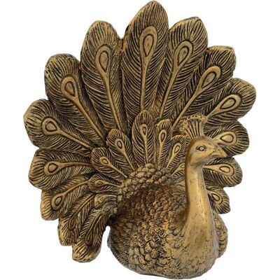 Atmosphera Wild Bird Statue - 27cm Gold Atmosphera Wild Bird Statue - 27cm Gold