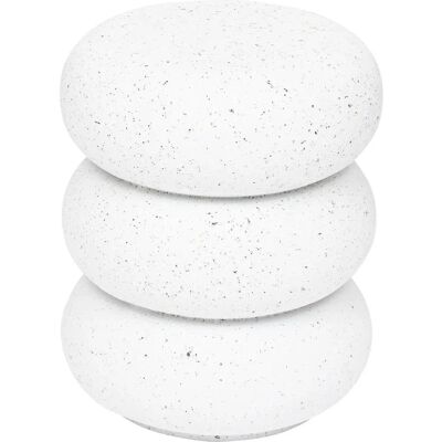 Mesa auxiliar blanca Stoneto de Atmosphera - Decoración compacta Mesa auxiliar blanca Stoneto de Atmosphera - Decoración compacta